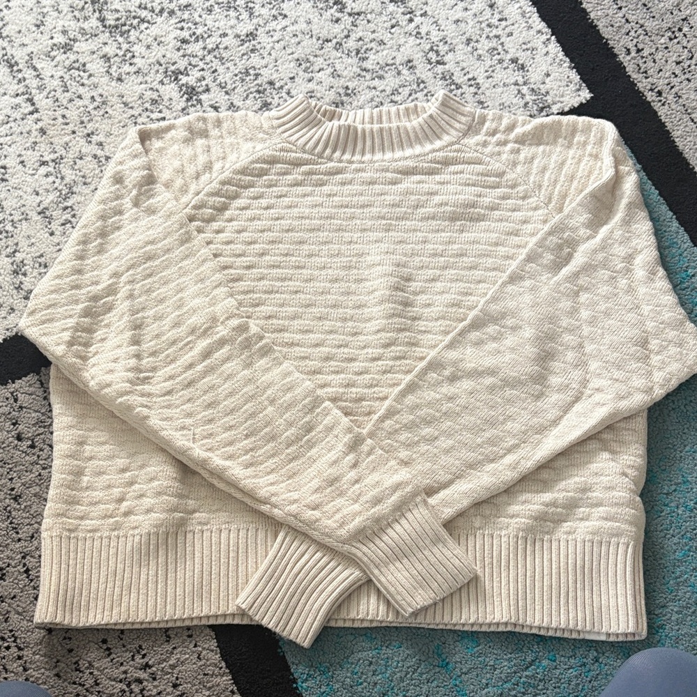 Lululemon Cream Knit Women's Sweater
